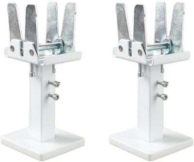 Radiator Vloerbeugel - Paneel Verwarming - Verwarming Stabiliseren - Verstelbare Hoogte - 14-21cm - Zwart