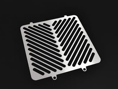 Radiatorafdekking Zilver - Bescherming voor Motorfiets Radiator