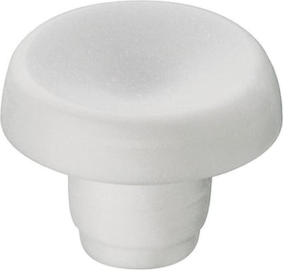 Deurstopper wit voor boorgat, 5 mm (100 stuks)