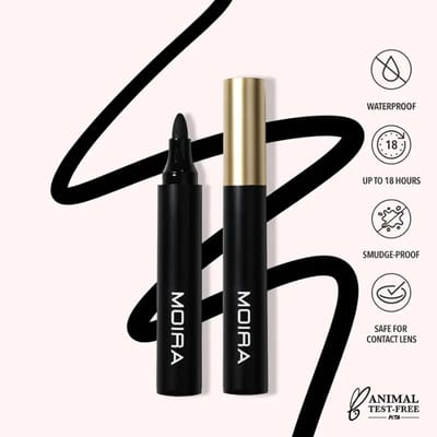 Moira | Waterproof Jumbo Marker Liquid Liner 001 Black
