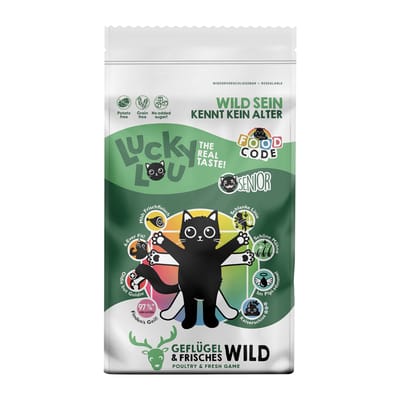 Lucky Lou Senior Gevogelte & Wild - Dubbelpak: 2 x 9 kg