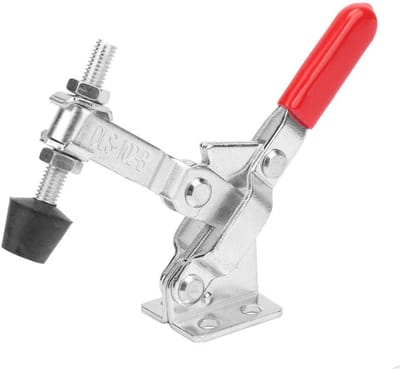 Dailygoods- Snelspanklem Professioneel - Verticaal - Ergonomisch Handvat - Heavy-Duty - Stabiele Klemkracht - Eenvoudig te Installeren - Klem