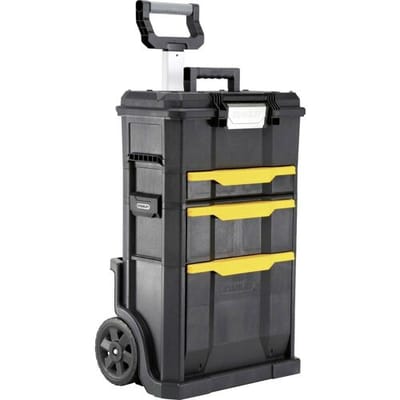 STST1-70344 Stanley Rollende Werkstatt 2-in-1, Trolley-Koffer, Schwarz, Gelb Gereedschapskist (leeg)
