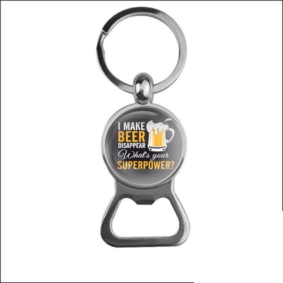 Bieropener Glas - I Make Beer Disappear
