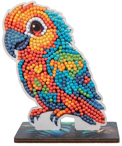 Parrot - Wildlife Crystal Art Buddy Kit