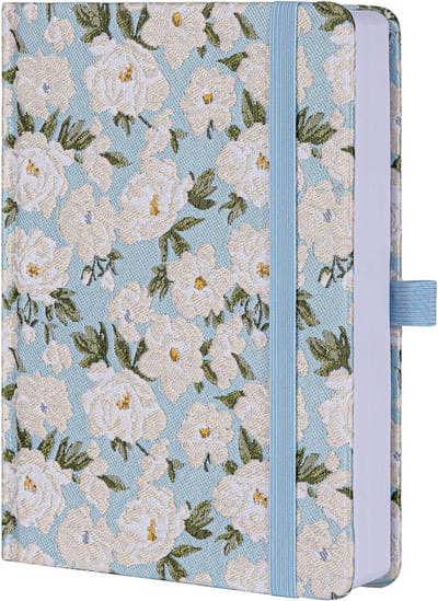 Bloemennotitieboek A5 - Gelinieerd Notitieboek - Hardcover - 316 Pagina's