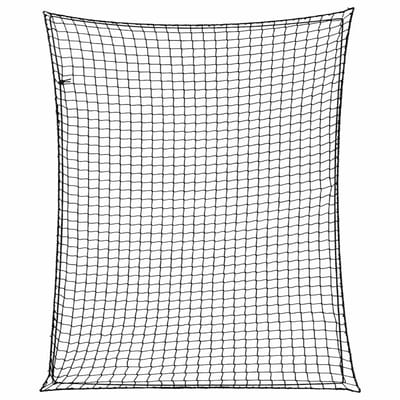vidaXL - Aanhangwagennet - elastisch - touw - 3x2,5 - m - polypropeen - zwart
