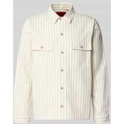 Oversized overhemdjack van puur katoen model 'EPOLDO'