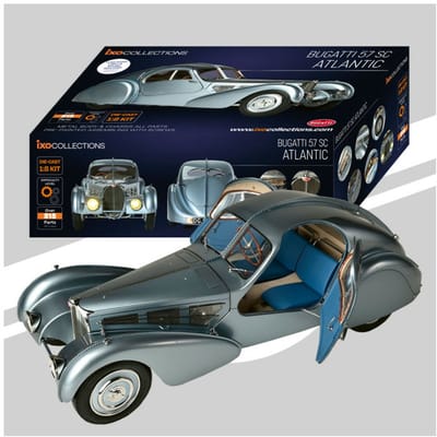 IXO Collections Modelbouwpakket Auto - IXO-012 Bugatti Atlantic 57SC Rothschild bouwmodel schaal 1:8