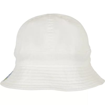 Flexfit - Eco Washing Flexfit Notop Tennis Bucket hat / Vissershoed - Wit