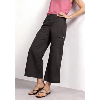 Broek met Straight Leg-pijpen in cargo-stijl