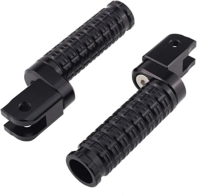 Verstelbare Voetsteunen - Motor Accessoires - Comfortabel Rijden - 8 Hoek Instellingen - 26 mm Verstelbaar - Zwart