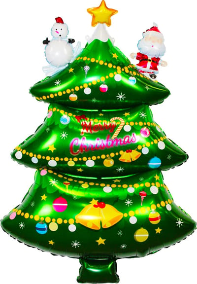 Kerst ballonnen Kerstboom Decoratie Ballon Helium Ballon Kerst Versiering 80Cm – 1 Stuk