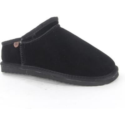 Warmbat Conner black heren pantoffel (gesloten hiel)