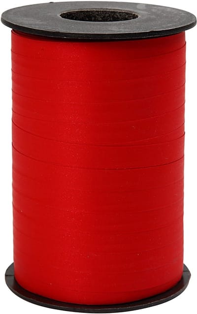 Cadeaulint, b: 10 mm, rood, mat, 250 m