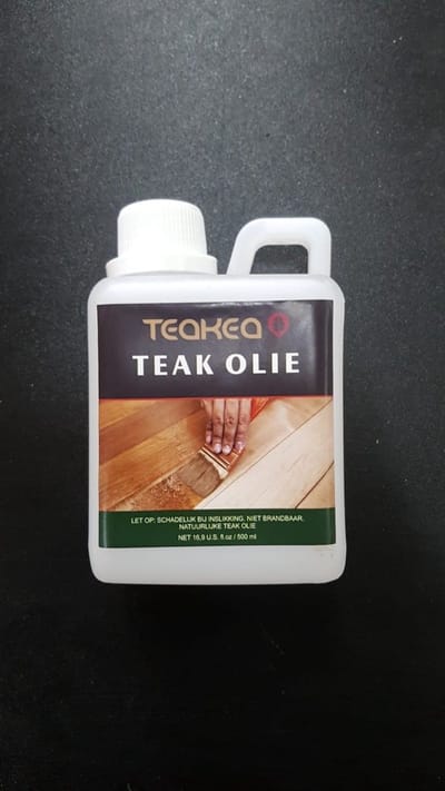 Teakea - Teak Tuinmeubel Olie 500 ml - Natuurlijke Biologische Teakolie voor Onderhoud