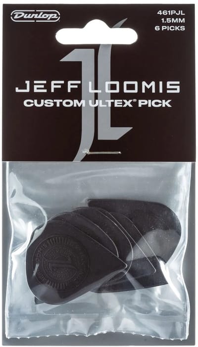 Jim Dunlop Jeff Loomis Signature - Plectrums - Custom Ultex Sharp - 1,50 mm - Player's Pack 6 Stuks