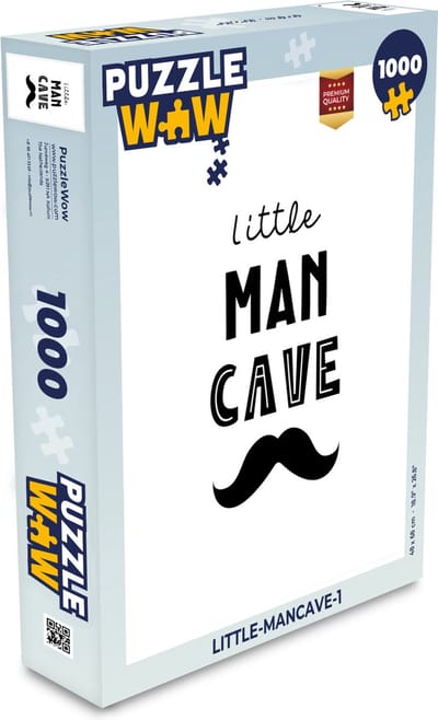 Puzzel Quotes - Little man cave - Spreuken - Jongens - Kind - Legpuzzel - Puzzel 1000 stukjes volwassenen