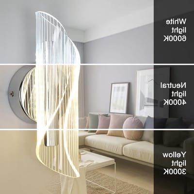 Dimbare LED Wandlamp Moderne Spiraalvorm - 12W 3 Kleuren - Binnen Verlichting voor Slaapkamer Woonkamer Hal