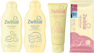 Zwitsal - SET - Shampoo / Wasgel / Zachte Creme / Billendoekjes Sensitive