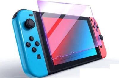 DrPhone ABLNS01- Anti Blue Light - Blauw Licht - Screenprotector - Geschikt voor Nintendo Switch LITE – Bescherm Glas – Anti Kras - 9H – Oog Vriendelijk