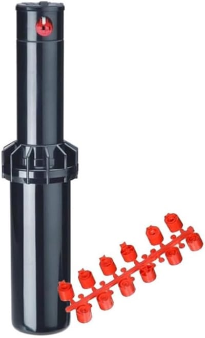 Verstelbare Pop-up Irrigatiesproeier 3/4 Inch – Bereik 6,7-15,5m – Regelbare Sproeierhoek – Waterbesparend – 2,6-32,6 L/min – 2,1-4,8 Bar