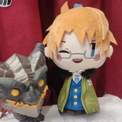 20cm Cartoon Alfred F. Jones Pluche Pop Hetalia Axis Powers Cosplay Knuffel Voor Anime Fans black