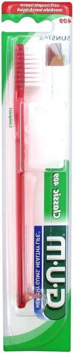 Handtandenborstel - Mondverzorging - Dagelijkse Mondhygiëne - Zachte Borstelharen - Standaard Formaat - Rood