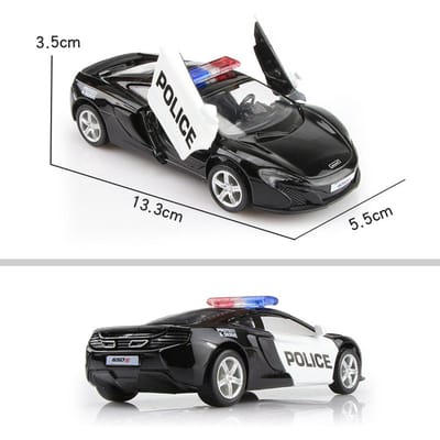 5 Inch Metalen Auto Simulatie Exquise Diecast & Speelgoedvoertuig McLaren 650S Supercar RMZ city 1:36 legeringsmodellen cadeaus voor kinderen black