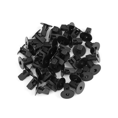 Dailygoods- Klinknagels 40 Stuks - Kunststof Klinknagels - Slijtvast en Corrosiebestendig - Voorbumper en Spatbord - 9 mm Gat - Eenvoudig te Gebruiken - Paneelclips