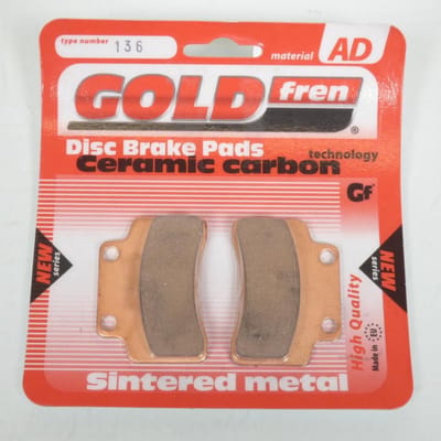 Plaquette de frein Gold Fren pour Moto Chinois 50 motocycle Neuf