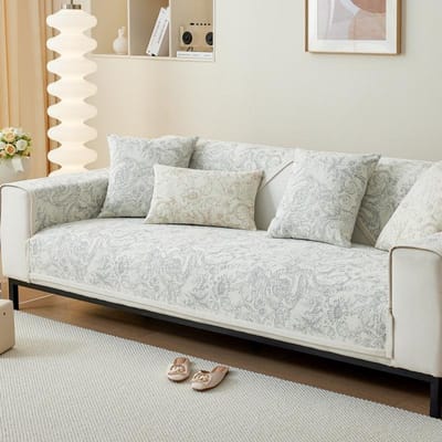 Nieuw Retro Bankkussen Chenille Bankhoes Zijn Vier Seizoenen Universeel Jacquard Antislip Bankhoezen Stofdicht voor Huishoudelijk Gebruik 70x70cm 1pcs
