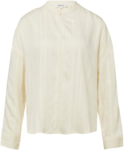 s.Oliver - female - Gestructureerde oversized blouse van een viscose-mix