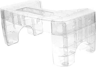 Badkamer Krukje - Hulpmiddel Toilet - Gezonde Stoelgang - Ergonomisch Ontwerp - 40x22x17.5CM - Transparant