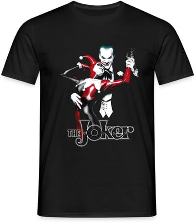 Batman Joker Dancing With Harley Quinn T-Shirt Heren