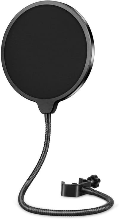 GELLDG Professioneel popfilter geschikt voor microfoons - Geschikt voor Blue Yeti, Snowball, HyperX QuadCast en alle andere microfoons.