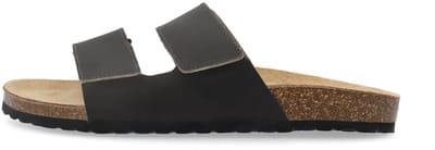 Bianco Leren sandalen BIALORENZO