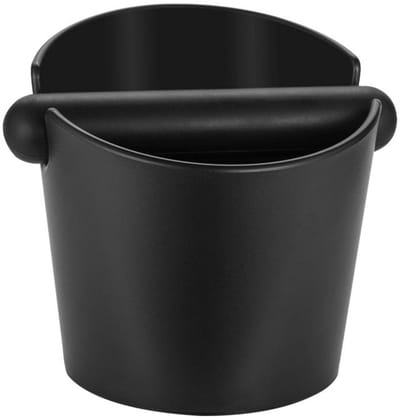 EXCITAT Koffiedikbak - Afvalbak voor recycling - Antislip - Geschikt voor thuis en cafés - Zwart