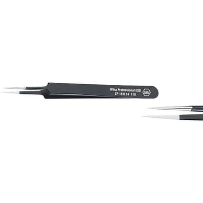 Wiha 32334 Precisiepincet 5 Spits, naaldfijn 110 mm