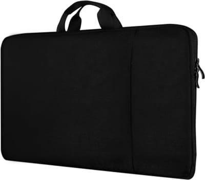 Laptop Sleeve voor Laptop en Tablet - Waterdichte en Shockproof Beschermhoes met Ruime Zijvakken en Handvat - 56cm