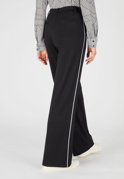 Damart - Tricot broek vezels viscose - Dames - Zwart - 42