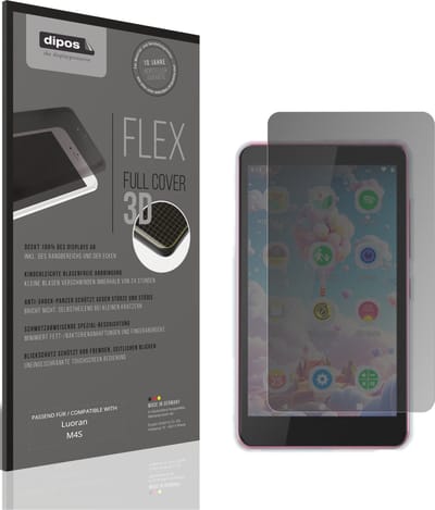dipos FLEX – Matte Privacy Screenprotector geschikt voor Luoran M4S | Volledige Schermbescherming | Case-Friendly