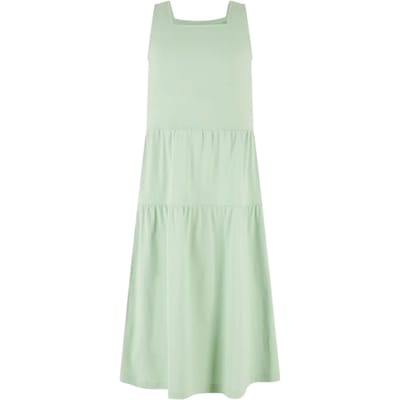Urban Classics - 7/8 Length Valance Summer Kinder Lange jurk - Kids 110/116 - Groen