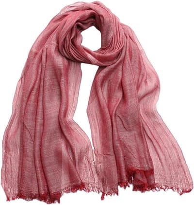 Linnen Katoen Sjaal - Deken Sjaal - Casual Gebruik - Effen Patroon - 180x90 cm - Meerdere Kleuren
