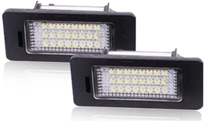 TLVX LED Kenteken Units Storingsvrij 2 stuks geschikt voor Skoda en Volkswagen – Canbus – Perfecte Pasvorm – 6000K wit licht – Autoverlichting – 12V – Plug and Play - Skoda Ocatvia 3, Superb B6 Combi, Rapid, Fabia, Yeti, VW Passat 5D R36 08 (2 stuks)