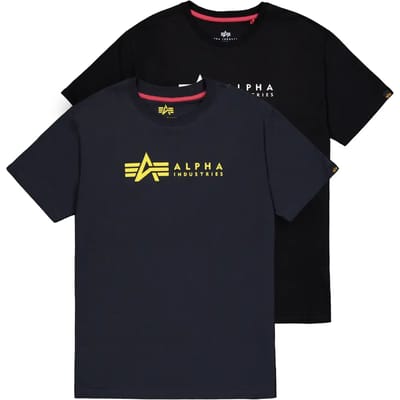 T-shirt Alpha Industries Label (x2)