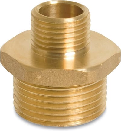 Mega Nr. 245 Verloopnippel messing 1 1/4" x 3/4" buitendraad