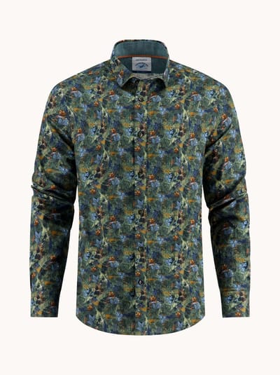 A Fish Named Fred Shirt watercolor highland Dark green (32.019.309)