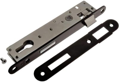 Kamerdeurslot Insteekslot - Deurslot Binnendeur - Deur Beveiligen - Extra Corrosiebescherming - 90/22 mm - Zwart