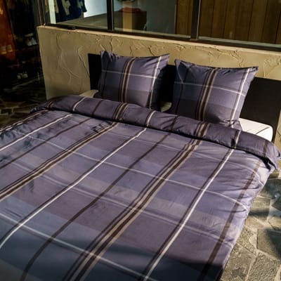 Kayori Mondo Dekbedovertrek Tencel - 200x200-220 + 2 slopen - Tweepersoons - Zacht & Verkoelend - Antracite